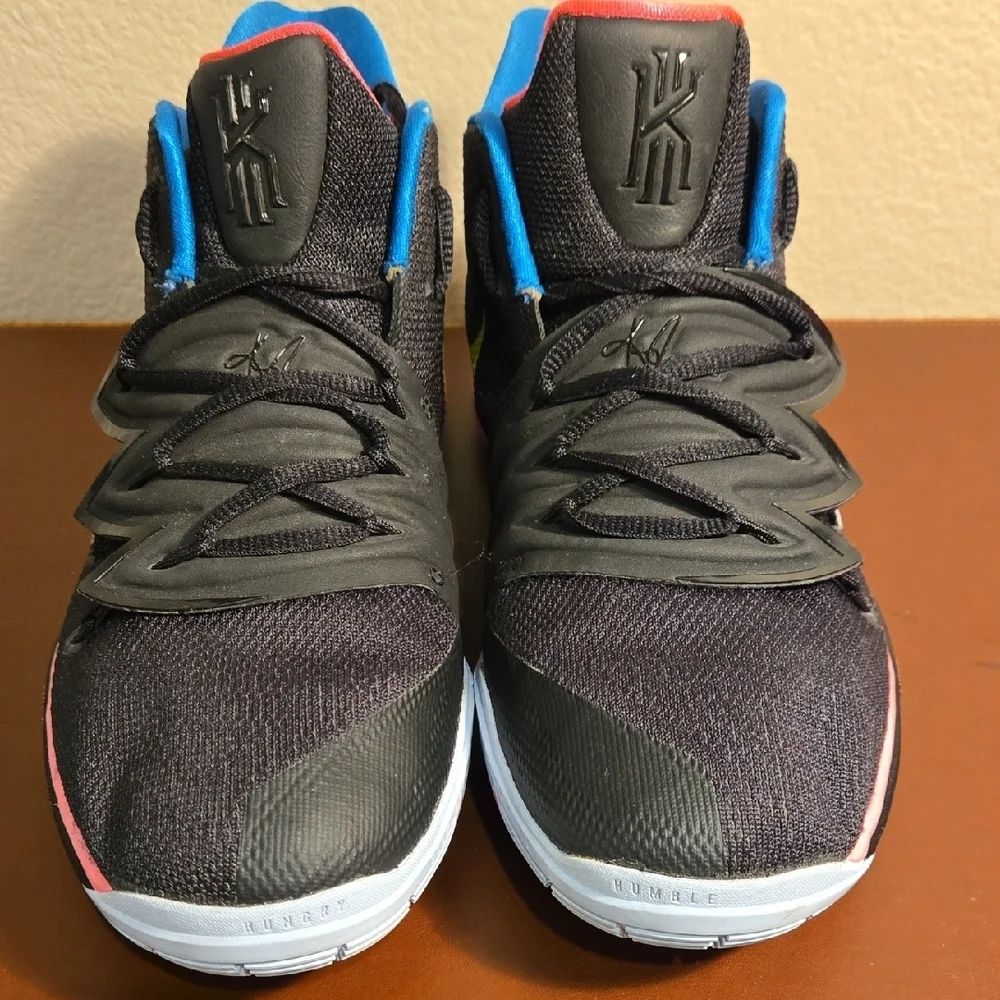 Nike Kyrie 5 Just Do It‎ Black and Pink Athletic Shoes
